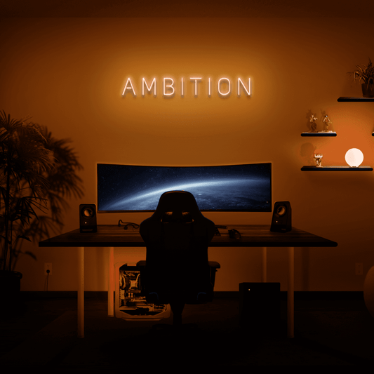 "AMBITION" - NEONIDAS NEONSCHILD LED-SCHILD