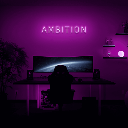 "AMBITION" - NEONIDAS NEONSCHILD LED-SCHILD