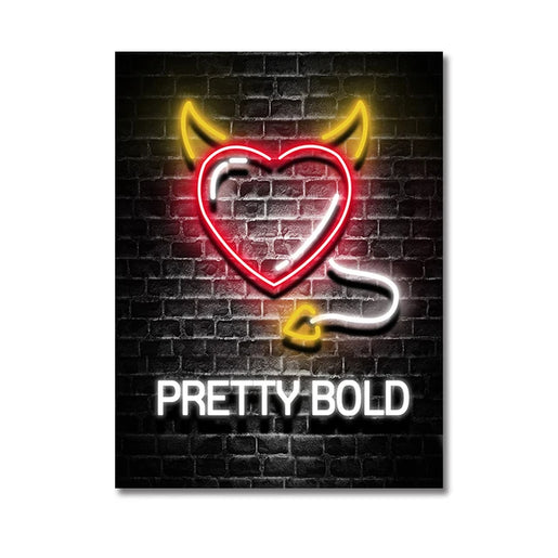 Moderne Neon Slogan Poster Motivation Wand Kunst Drucke Inspirational Erfolg Leinwand Malerei für Schlafzimmer Haus Dekorative Bild