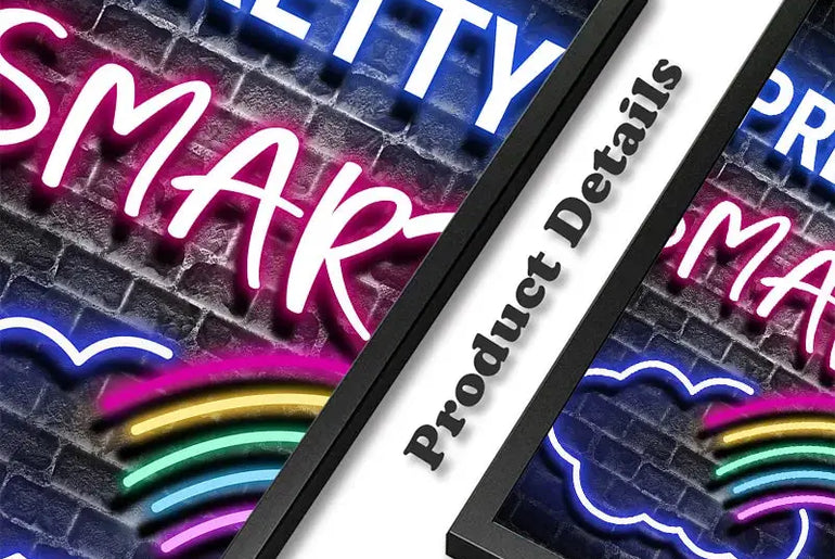 Moderne Neon Slogan Poster Motivation Wand Kunst Drucke Inspirational Erfolg Leinwand Malerei für Schlafzimmer Haus Dekorative Bild