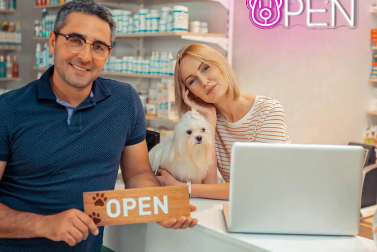 Neon-, LED- und Lichtschilder für Geschäfte, Bars, Zuhause, Hotels, Shops, Clubs, Tierhandlungen und kunstvolle Wanddekorationen.