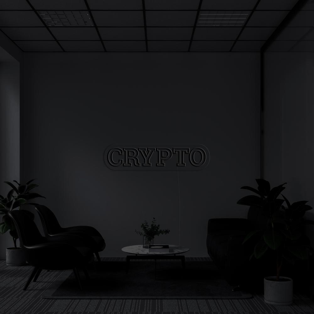 "CRYPTO" - NEONIDAS NEONSCHILD LED-SCHILD