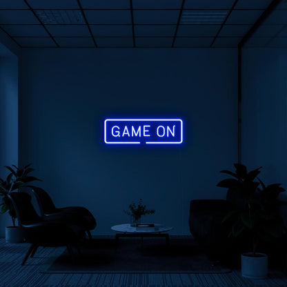 "GAME ON" - NEONIDAS NEONSCHILD LED-SCHILD
