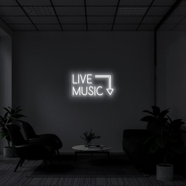 "LIVE MUSIC" - NEONIDAS NEONSCHILD LED-SCHILD