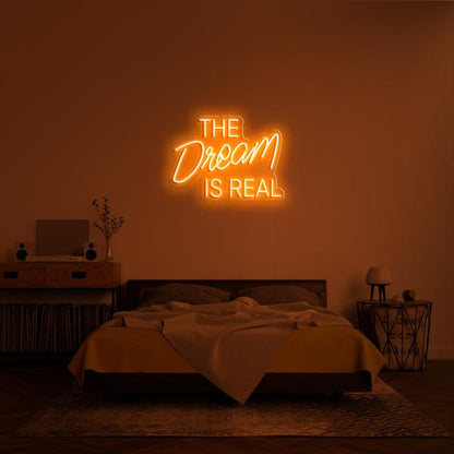 "THE DREAM IS REAL" - NEONIDAS NEONSCHILD LED-SCHILD