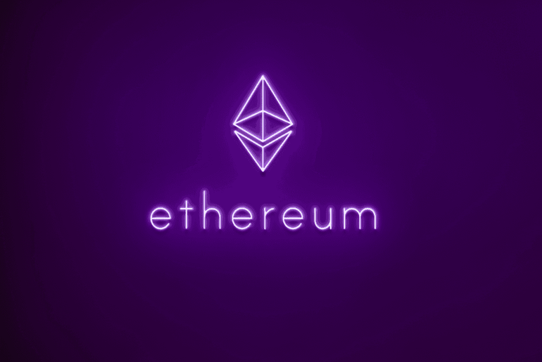Violettes ETHEREUM LED-Neonschild von NEONIDAS
