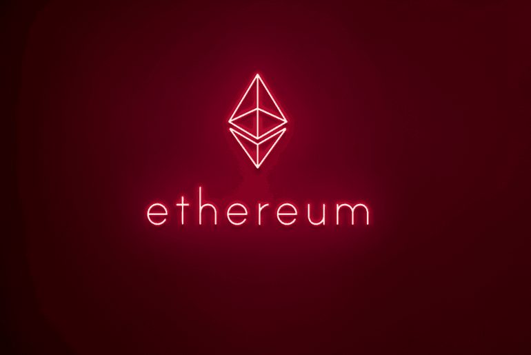 Rotes ETHEREUM LED-Neonschild von NEONIDAS