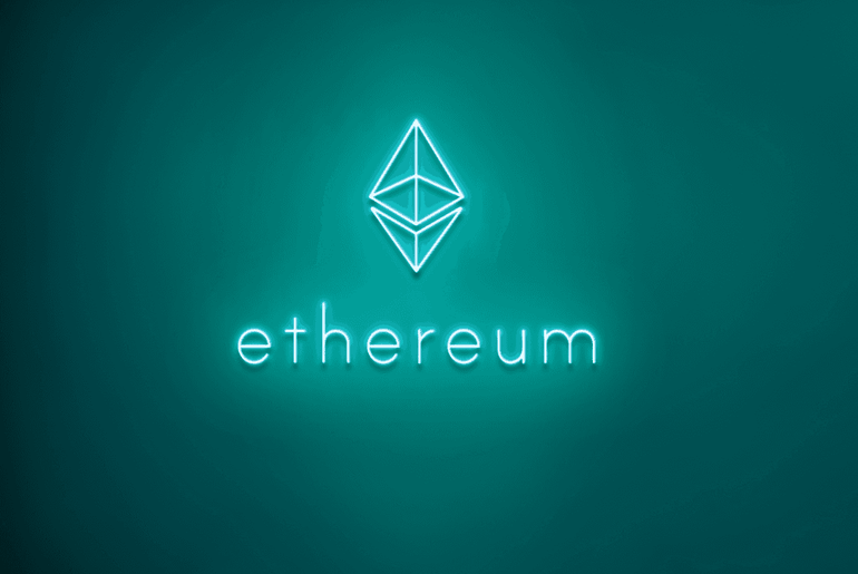 Türkises ETHEREUM LED-Neonschild von NEONIDAS